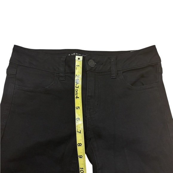 American Eagle Outfitters - Black Jeggings - Super Stretch - Size 4 - Like New - Picture 6 of 11